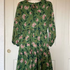 Ann Taylor green summer dress